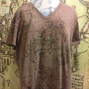 Lane Bryant Burnout Tee